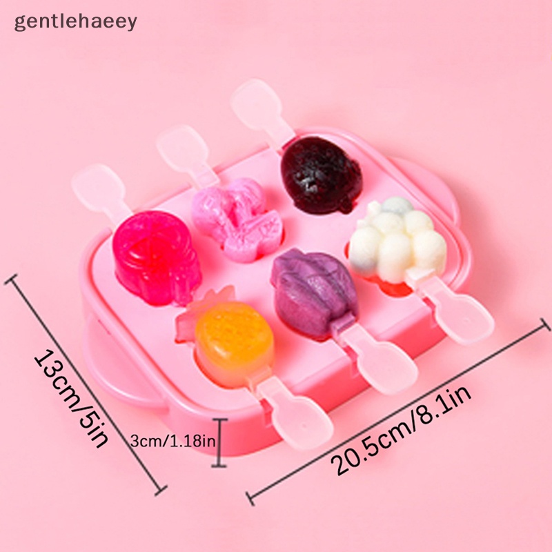 Khuôn Silicone Làm Kem Que DIY Tiện Dụng