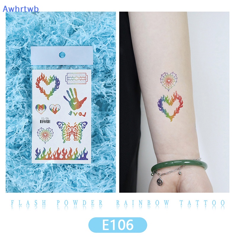 Hình Xăm Dán Tạm Thời Chống Thấm Nước Họa Tiết Rằn Ri Mới