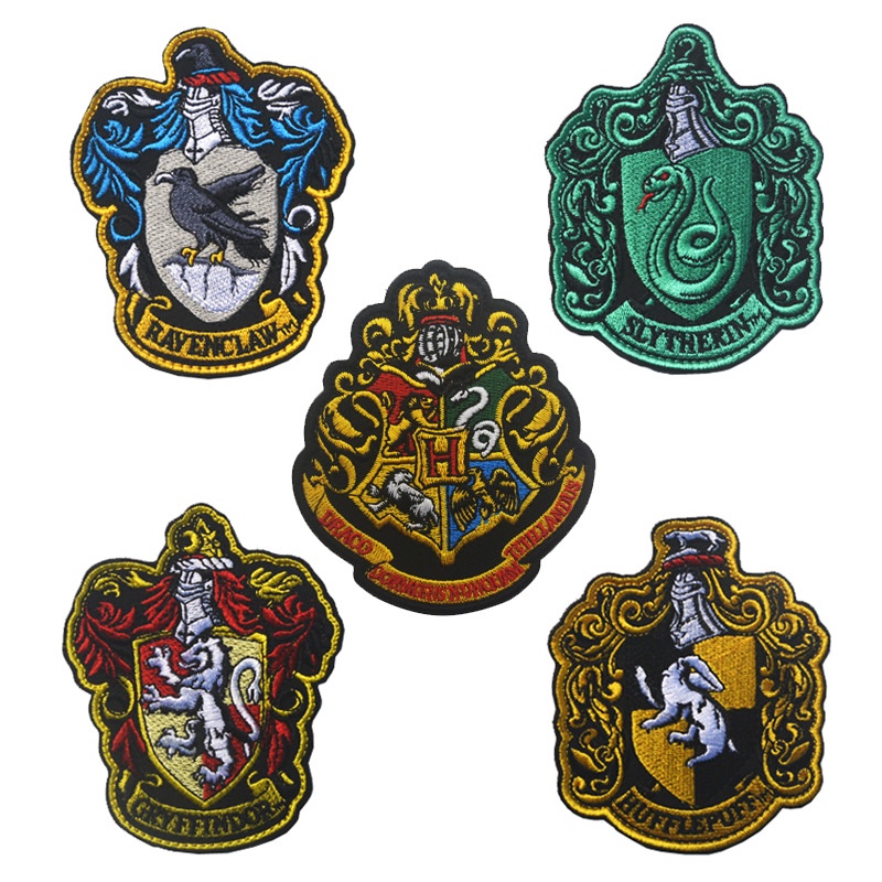 1 Huy Hiệu Thêu Huy Hiệu Trường Học Hogwarts Trong Harry Potter