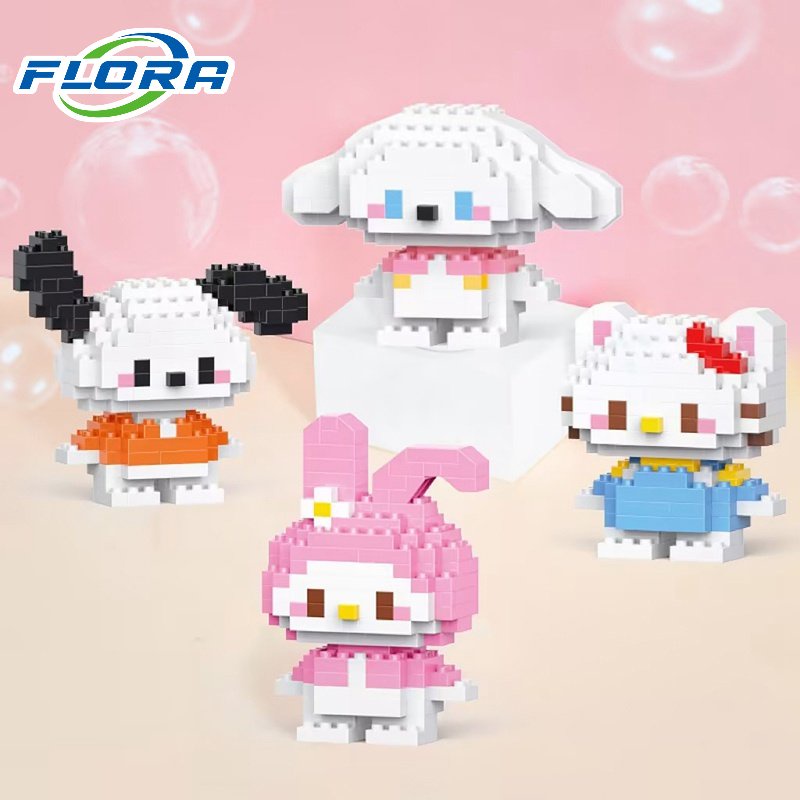 Đồ Chơi Khối Xây Dựng Mini Dễ Thương Dùng Làm Quà Tặng Cho Bé