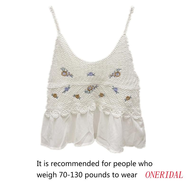 Áo Hai Dây Phối Bèo Nhún Phong Cách Boho Đi Biển Cho Nữ