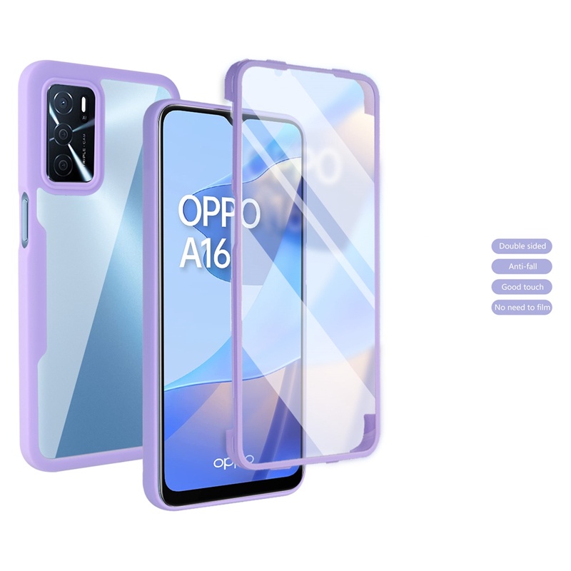 Ốp Điện Thoại Silicon Trong Suốt Chống Sốc Bảo Vệ 360 Độ Cho OPPO A95 4G A94 A74 A54 A55 4G 5G HD