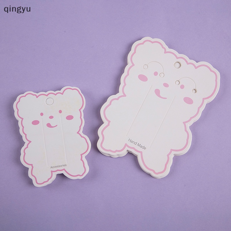 Set 50 Kẹp Tóc Hình Gấu Hoạt Hình DIY Dành Cho Trẻ Em