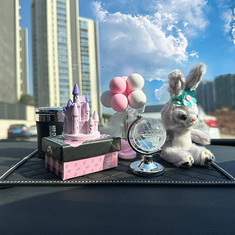 Stellalou Girls' Car Decoration Cute High-End Central Control Aromatherapy Car Decoration Crown Goddess Interior Decorations Gift DKSY