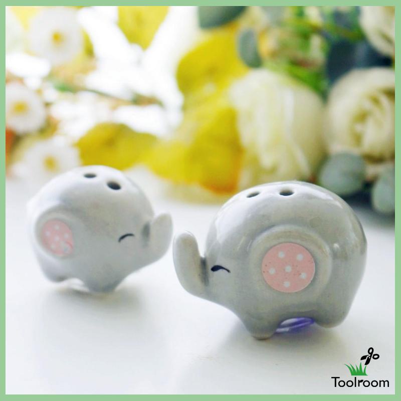 Hộp Đựng Gia Vị Bằng Gốm Sứ Họa Tiết Hoạt Hình Dễ Thương