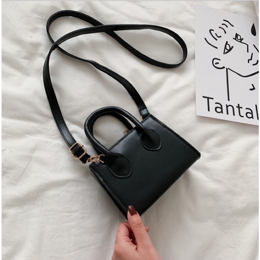 Túi đeo chéo mini nữ da trơn đẹp giá rẻ đi chơi DwaShop TuiXinh