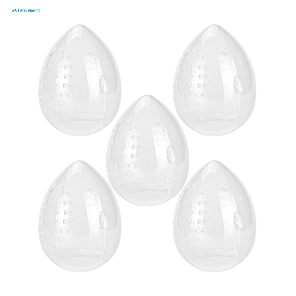 Túi Đựng Đồ Dùng Cao Cấp Tiện Dụng| Set 5 Mút Trang Điểm Nhiều Lỗ Thoáng Khí Tiết Kiệm Không Gian Vỏ Sò Cho Nữ