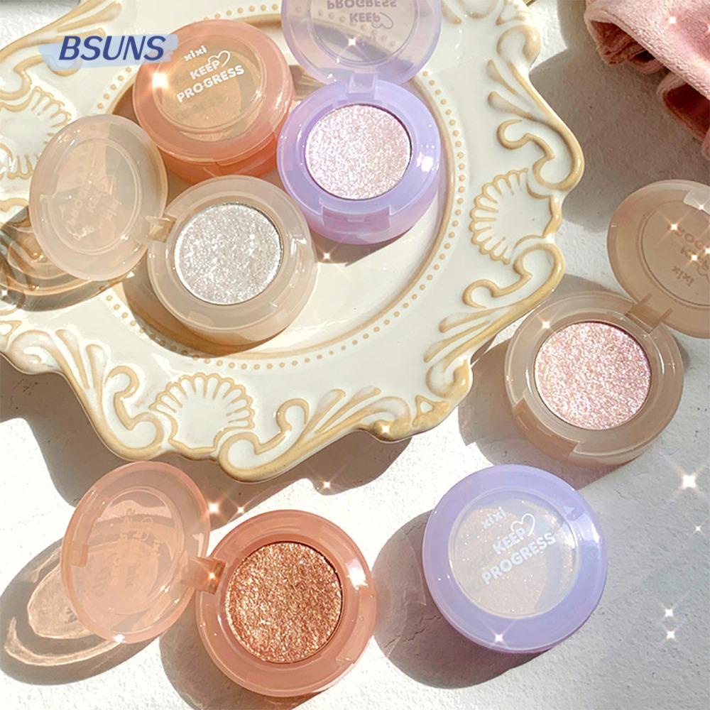 Phấn Mắt Một Màu Có Nhũ Lấp Lánh Lâu Trôi Thương Hiệu BSUNS