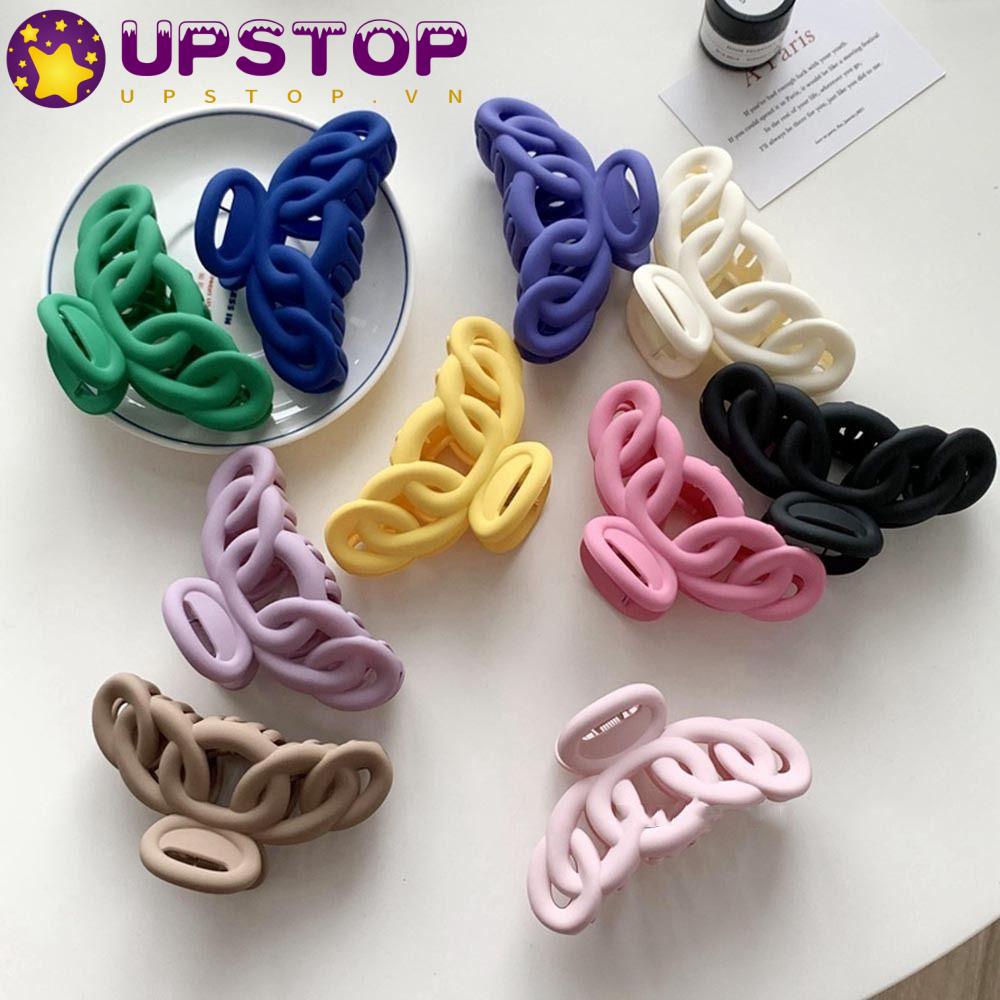 Kẹp Tóc Càng Cua Hình Cá Mập Phối Dây Xích Thời Trang