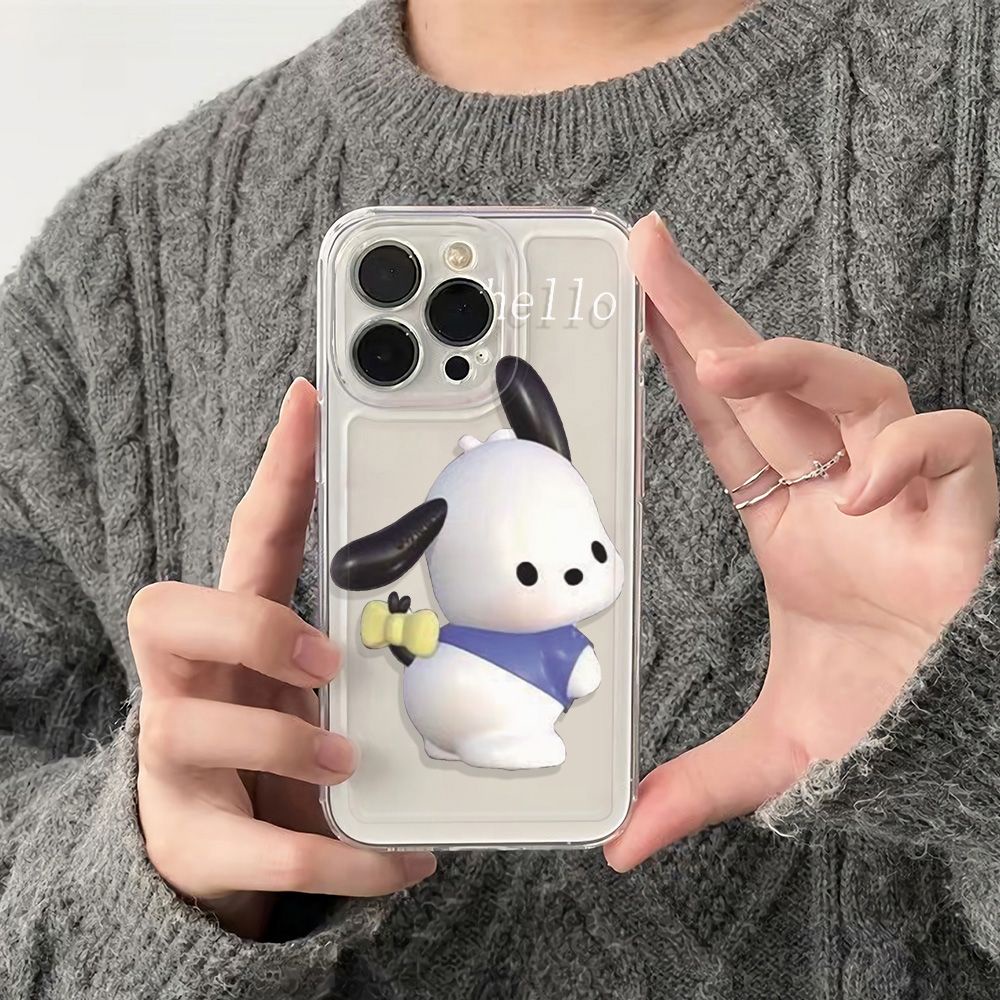 ✅Ốp Điện Thoại Mềm Chống Sốc Hình Chú Chó Pacha 6In HKT0 1314pro max7811iPhone12