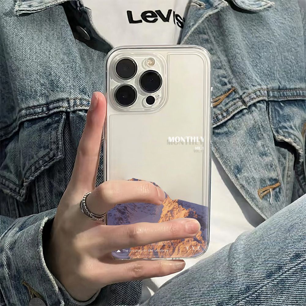 ✅Ốp Điện Thoại Mềm Chống Sốc Kiểu Dáng Đơn Giản 6ins plus78 iPhone12 max Sunshine 11 13 Apple 14pro 4DLU