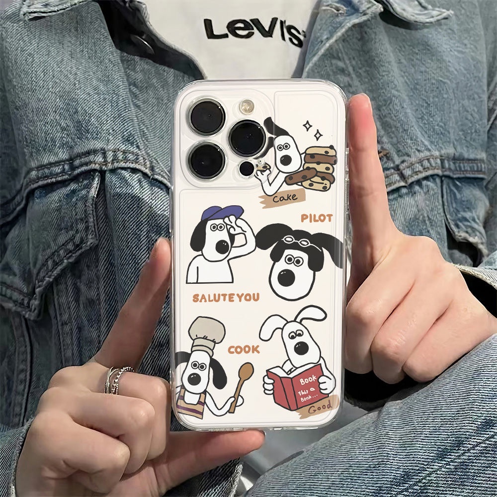 ✅Ốp Điện Thoại Mềm Chống Sốc Hình Bánh Quy 6 Trong 13 Cho Iphone 11 14Promax 78 12 TJ4G