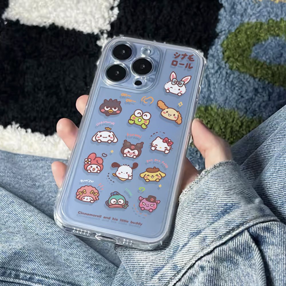 ✅Ốp Điện Thoại Dẻo Họa Tiết Hoạt Hình Sanrio Dễ Thương Cho iPhone1213 786In14Pro 11 maxplus 5PBN