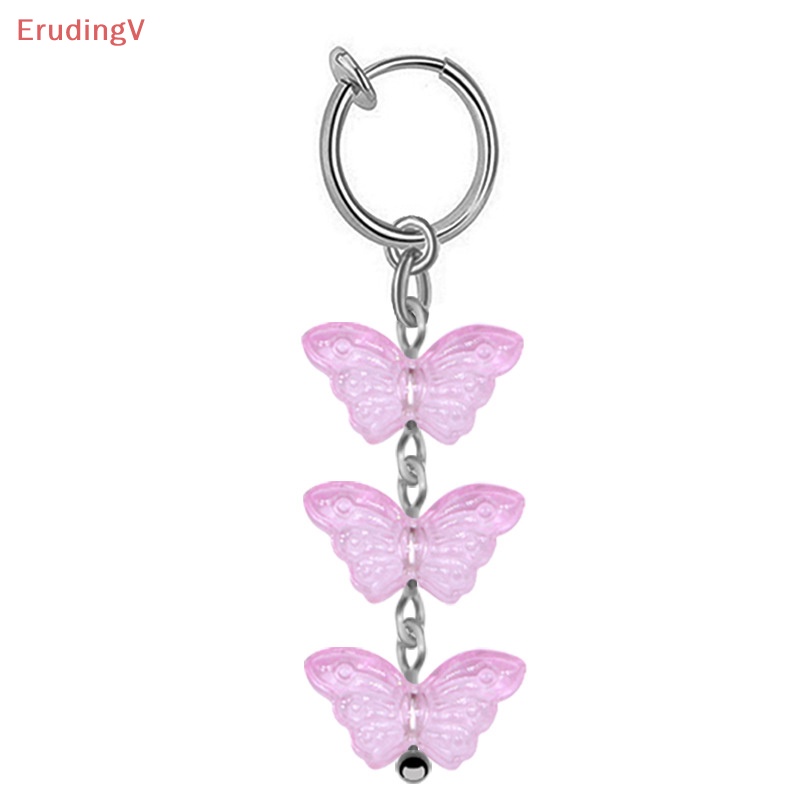 [ErudingV] Khuyên Rốn Dạng Kẹp Tua Rua Hình Bướm Thời Thượng Cho Nữ [Mới]