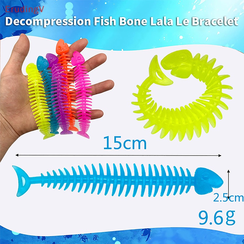 [ErudingV] 1 Dây Đồ Chơi Xương Cá TPR Giảm Căng Thẳng Tự Kỷ Cho Trẻ Em Và Người Lớn [Mới]