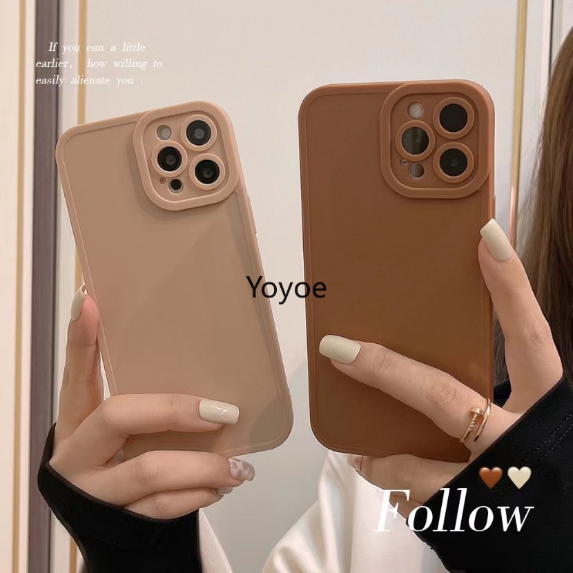 Ốp Điện Thoại Silicon Màu Trơn Chống Sốc Cho iPhone 14 Pro Max 11 12 13 Pro X XR XS Max 7 8 Plus