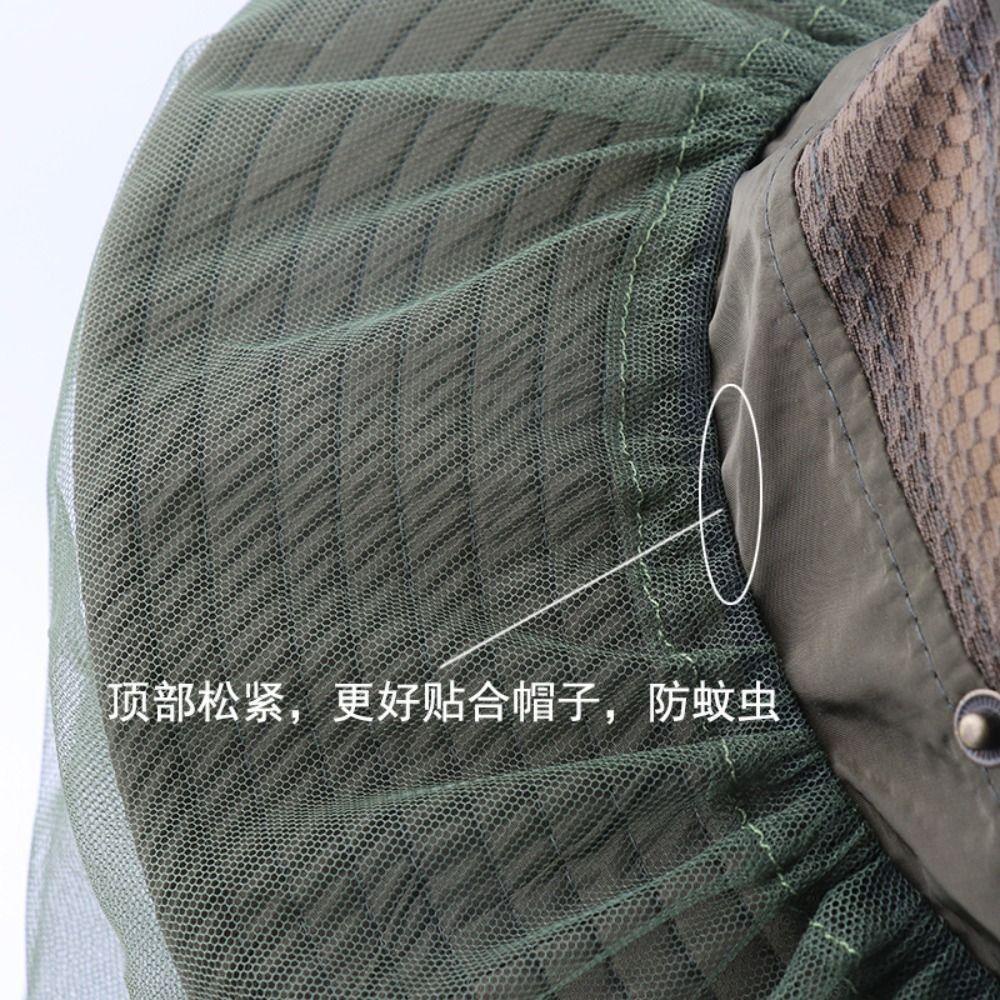 Mũ Câu Cá Có Màng Bảo Vệ Mặt Chống Ong Đốt Và Muỗi Hiệu Balenciag