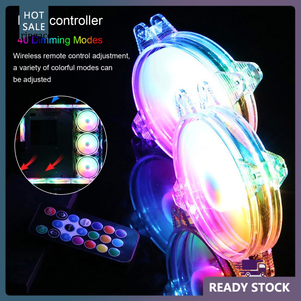 Quạt Tản Nhiệt Có Đèn LED Trong Suốt Cho Máy Tính Để Bàn