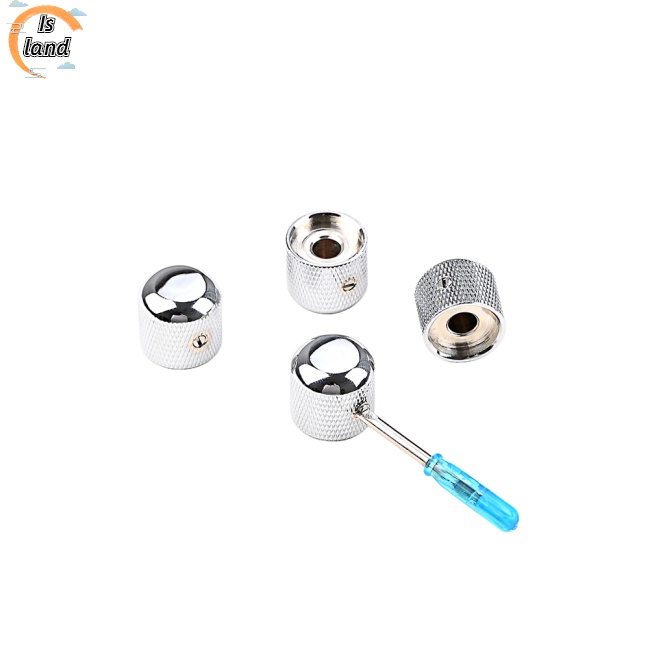 1 Bộ Núm Vặn Điều Khiển Và Tua Vít Cho Đàn Guitar Điện