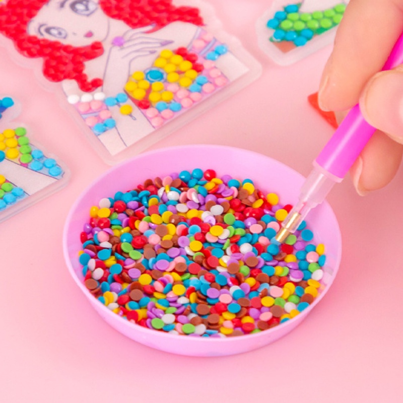 Miếng Dán Đính Đá Trang Trí Thủ Công Dành Cho Trẻ Mẫu Giáo