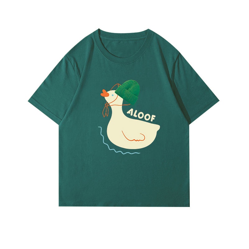 NRVP Áo Thun 100% Cotton Tay Ngắn Phong Cách Hàn Quốc Mới