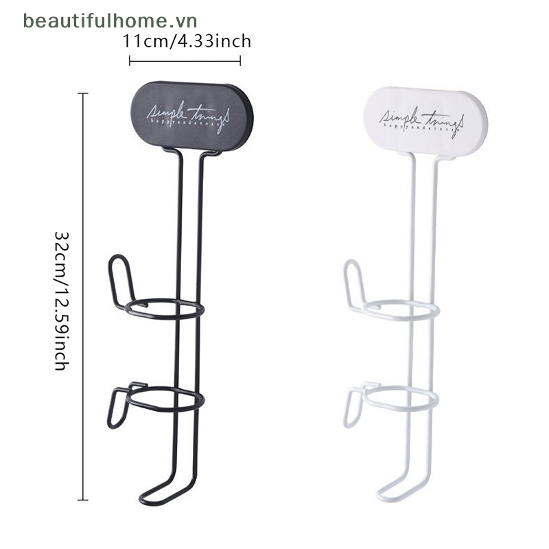 Giá Đỡ Máy Duỗi Tóc Gắn Tường Bằng Kim Loại Tiện Lợi