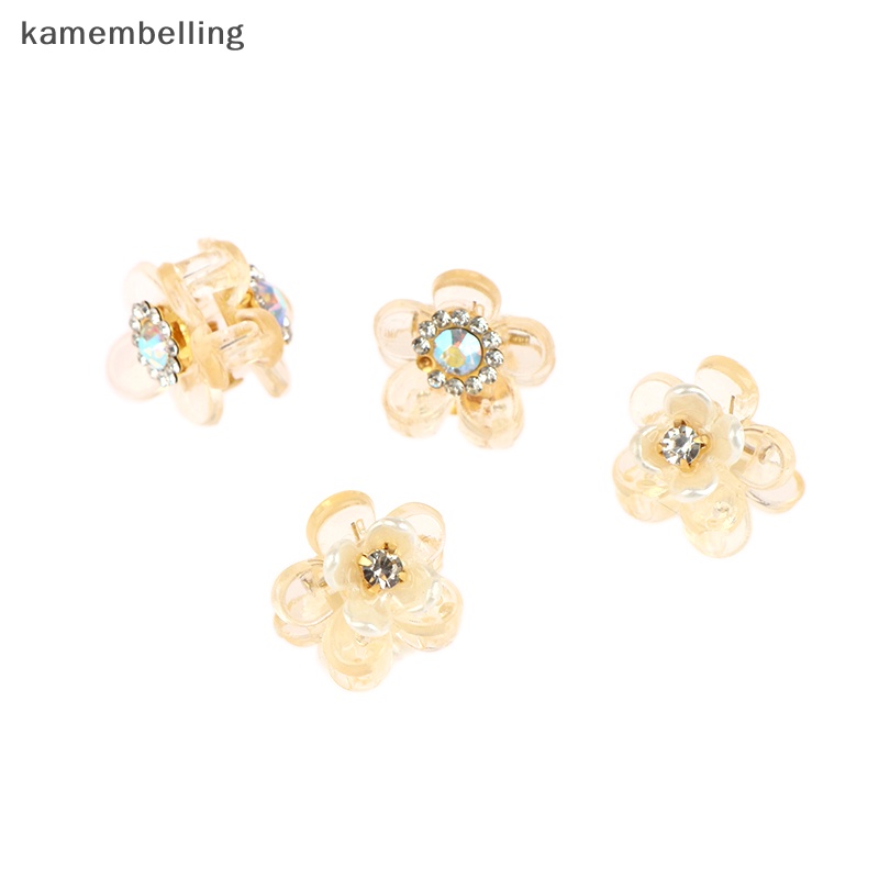 Set 10 Kẹp Tóc Hình Bông Hoa Mini Dễ Thương