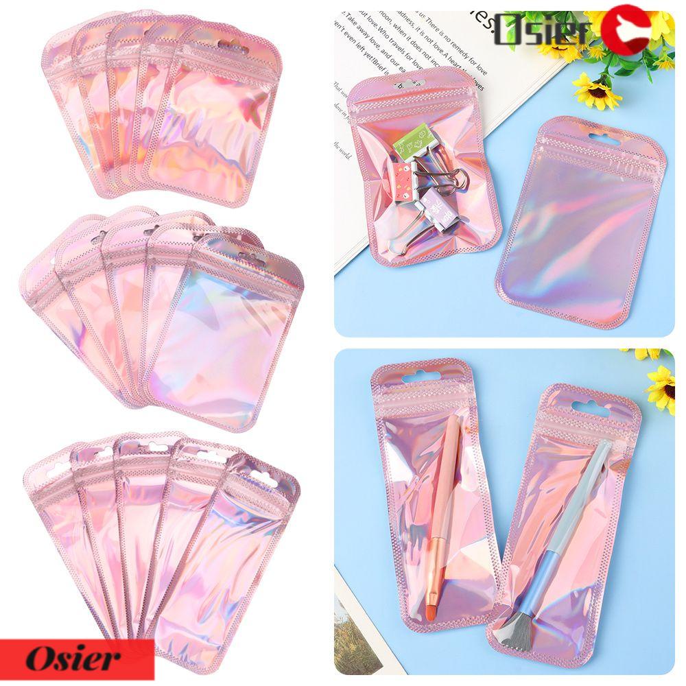 Set 1 50 Túi Zip Tự Dính Chất Lượng Cao Trưng Bày Trang Sức