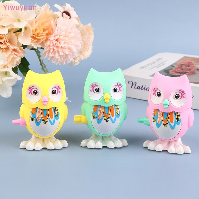 < Yiwuyuan > Đồ Chơi Lên Dây Cót Hình Chim Cú Hoạt Họa Đáng Yêu Cho Bé