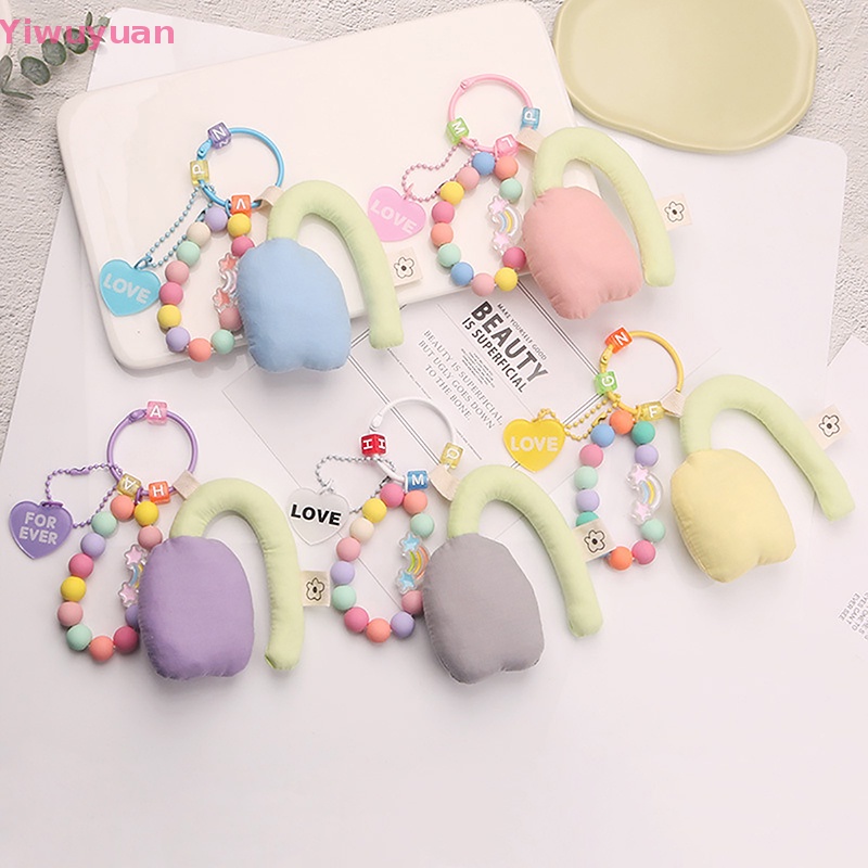 < Yiwuyuan > Móc Khóa Chuỗi Hạt Màu Kẹo Hình Hoa Tulip Trang Trí Túi Xách Hàng Mới