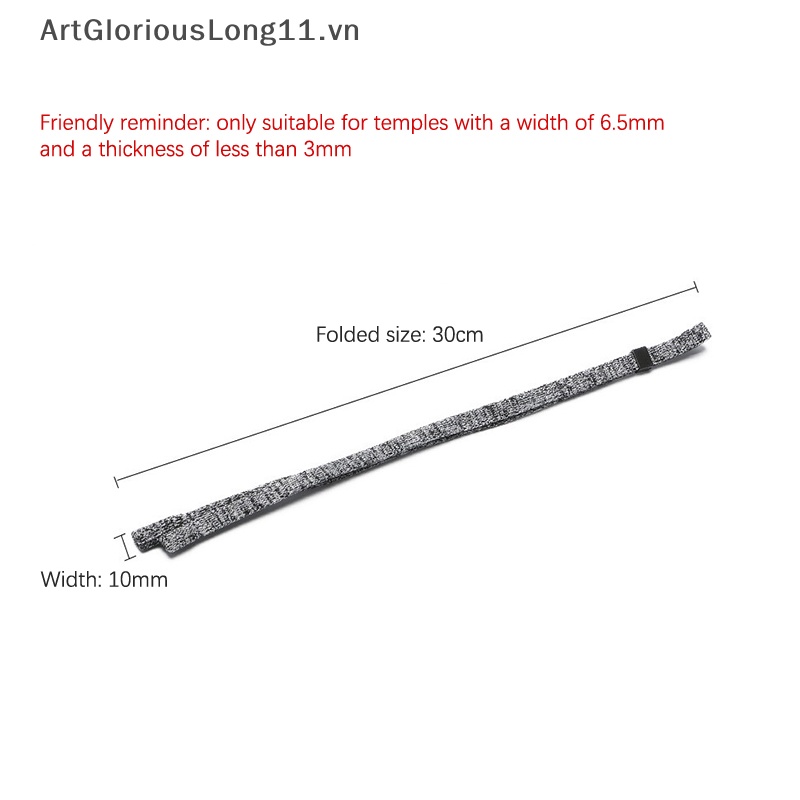 Dây Đeo Mắt Kính Bằng Polyester Co Giãn Chống Trượt Phong Cách Thể Thao Cho Nam Và Nữ