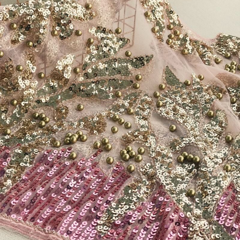 Áo Thun Tay Ngắn Phối Lưới Đính Hạt Cườm Lấp Lánh Phong Cách Vintage Thanh Lịch Thời Trang Cho Nữ Năm 2023