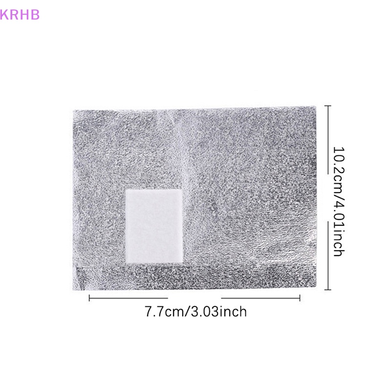 Hộp 100 Miếng Giấy Bạc Tẩy Sơn Móng Tay Mới
