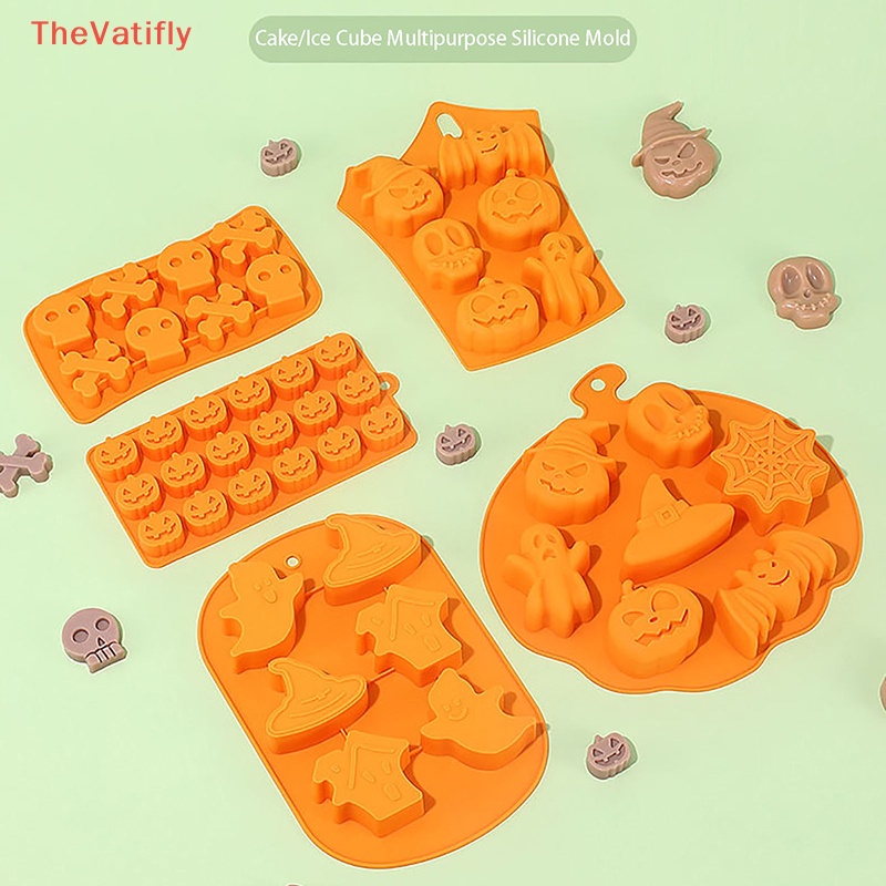 1 Khuôn Silicone Làm Đá / Sô Cô La Chủ Đề Halloween Đáng Sợ