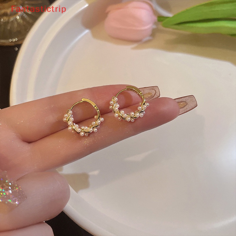 1 Đôi Bông Tai Ngọc Trai Thời Trang Mới