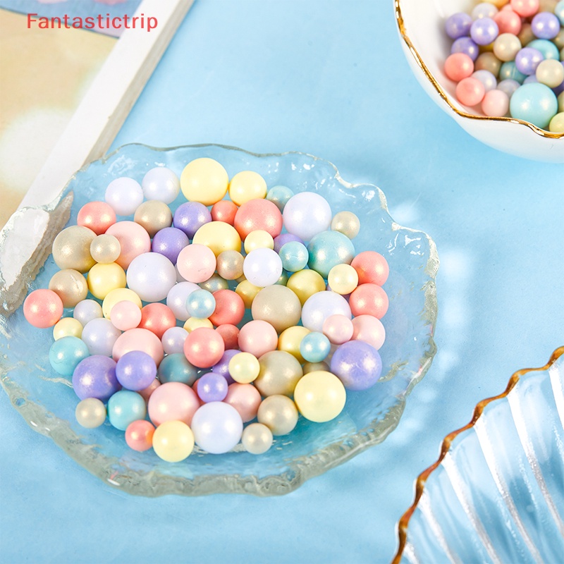 1 Bộ Hạt Màu Macaron Làm Ốp Điện Thoại / Thẻ Goo Bằng Nhựa Resin Thủ Công DIY