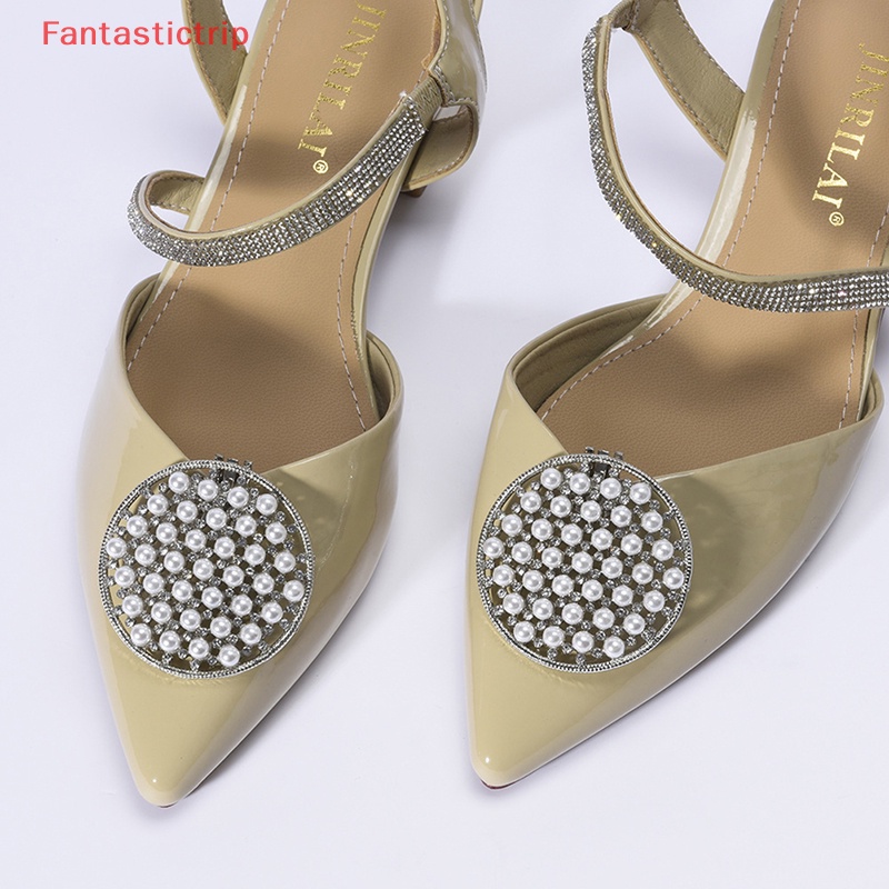 1 Cặp Kẹp Đính Đá Trang Trí Giày Cao Gót Cho Cô Dâu