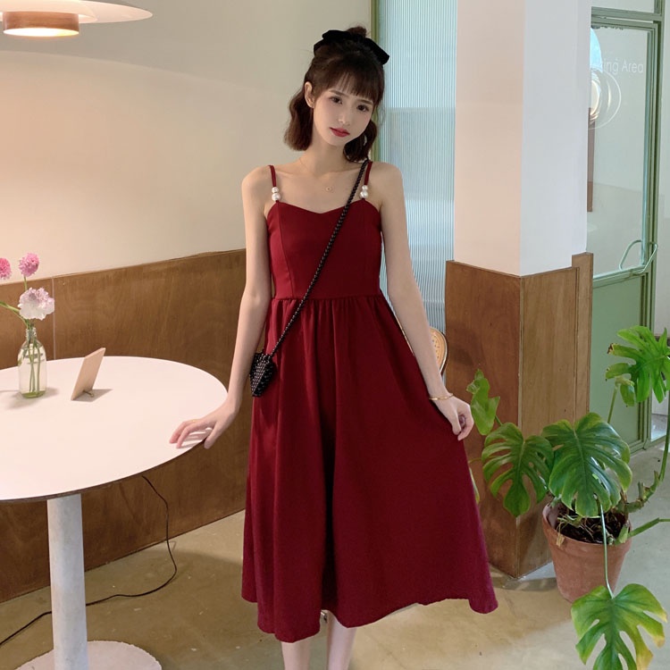 Đầm Hai Dây Dáng Chữ A Thiết Kế Mới Thời Trang Mùa Hè Theo Phong