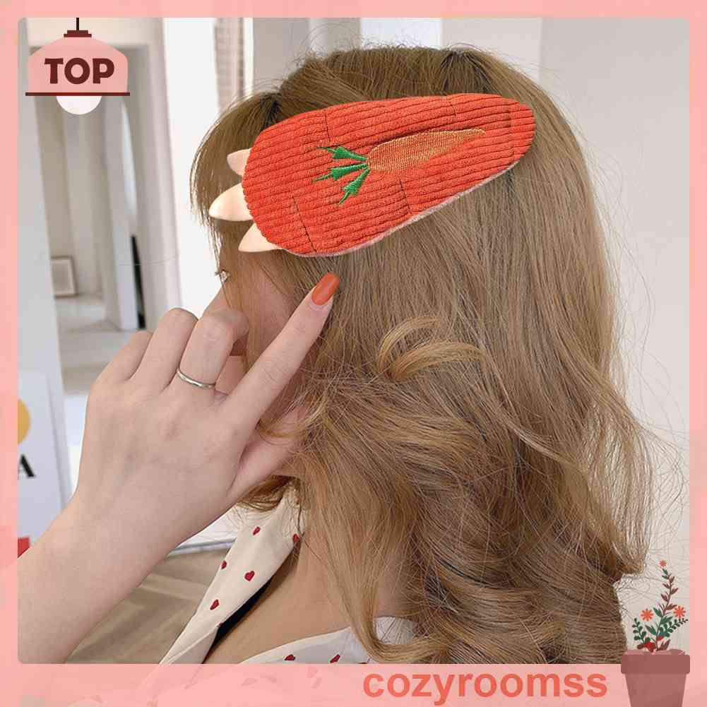 Kẹp Tóc Trang Điểm Hình Thú &amp; Trái Cây Dễ Thương Cho Nữ