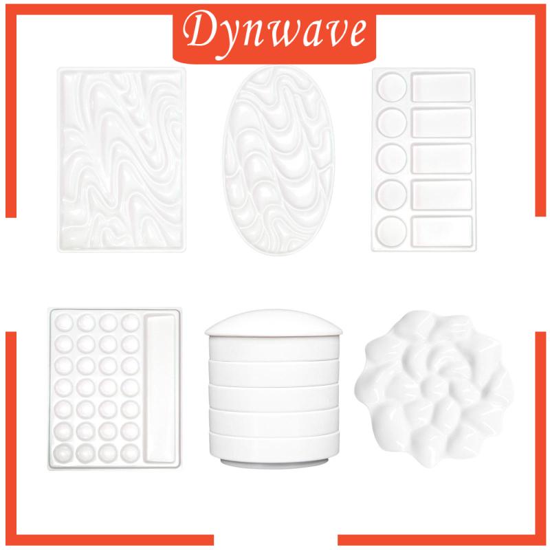 [Dynwave] Bảng Pha Màu Nước Giả Gốm Dễ Vệ Sinh DIY