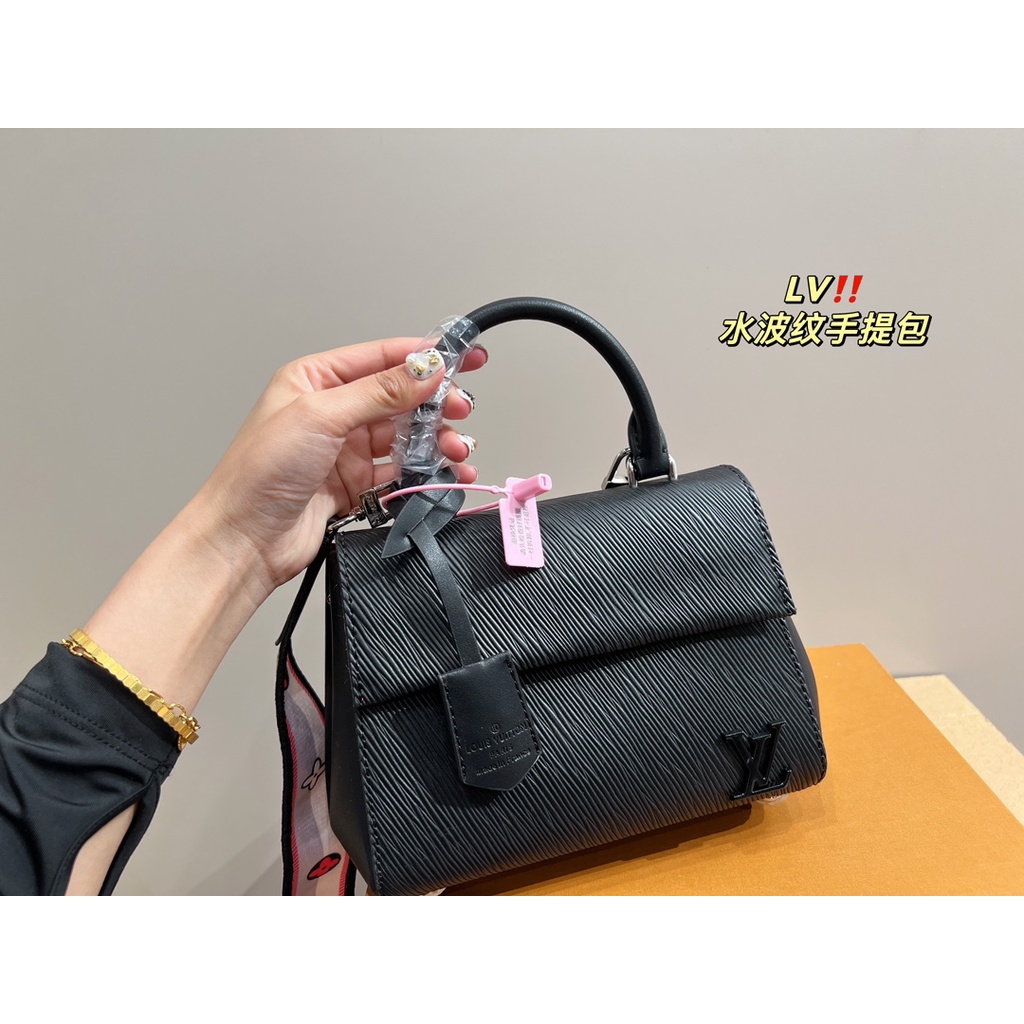 L-cluny BB Epi Túi Đeo Chéo Cầm Tay Gợn Sóng Nước Cho Nữ