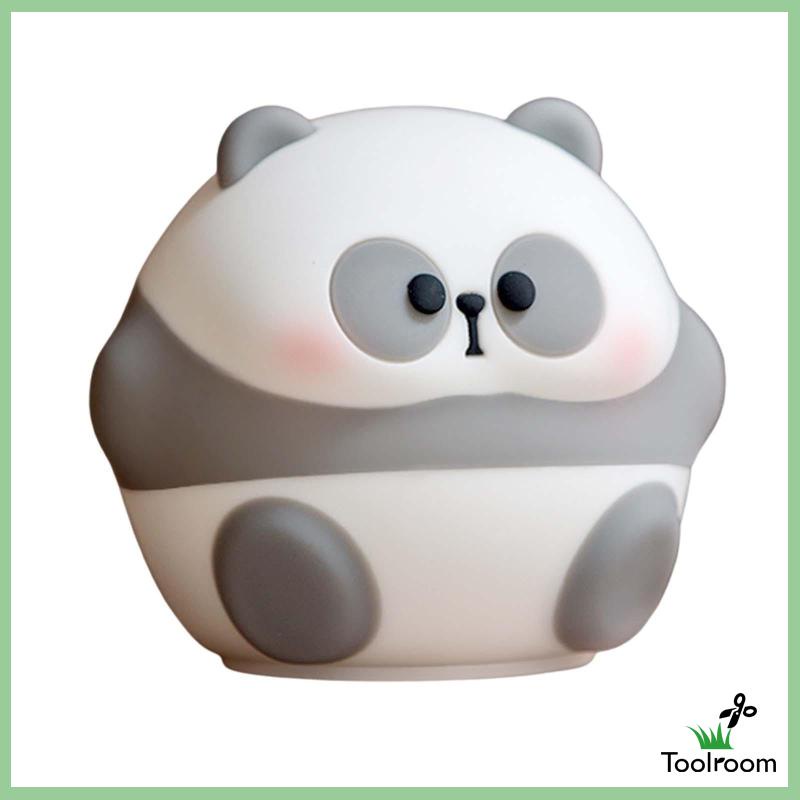 Đèn Ngủ Bằng Silicon Hình Gấu Trúc Hoạt Hình Cho Phòng Khách Trẻ Em