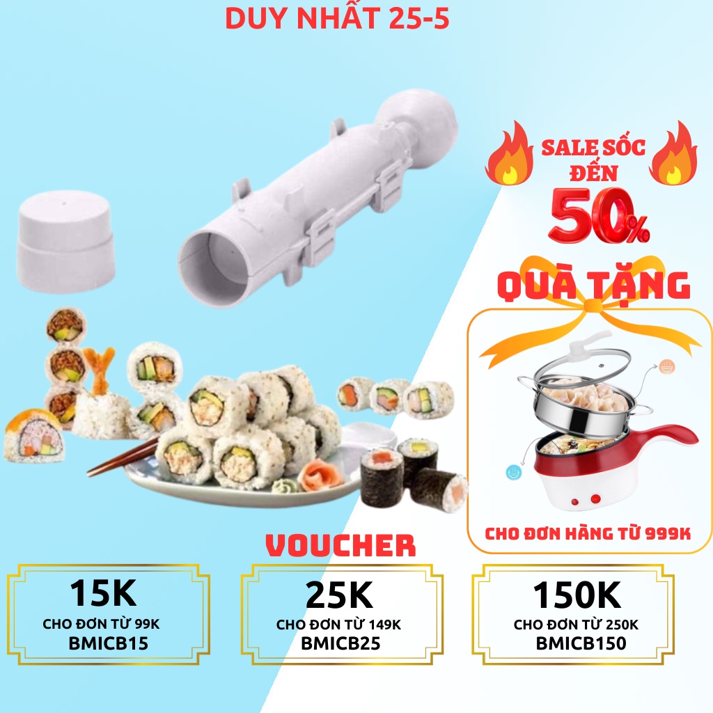 Khuôn nhựa làm cơm cuộn sushi kimbap -FUJIKA