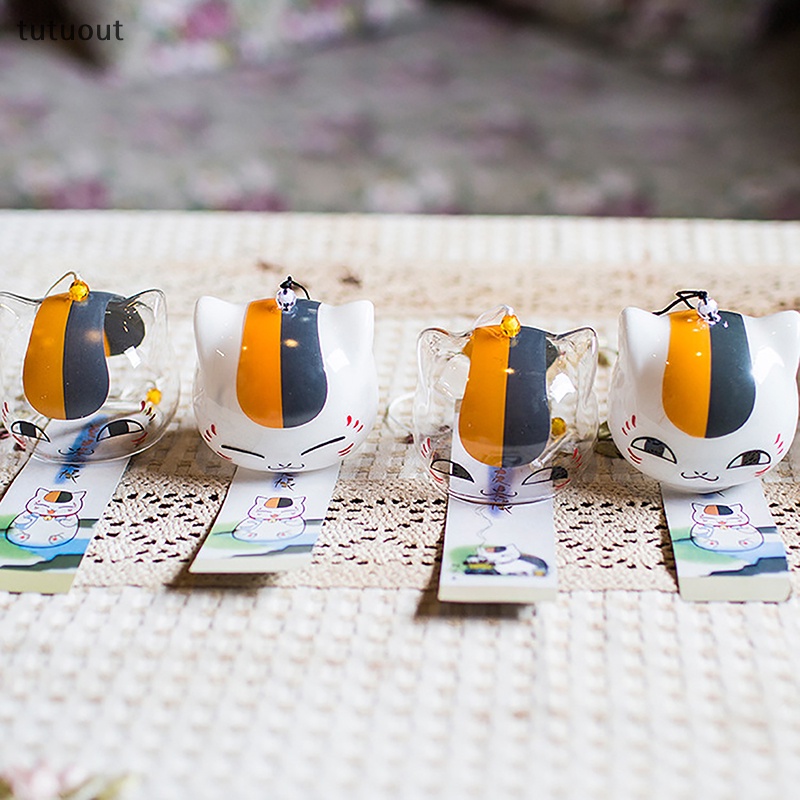 1 Chuông Gió Hình Mèo Bằng Thủy Tinh