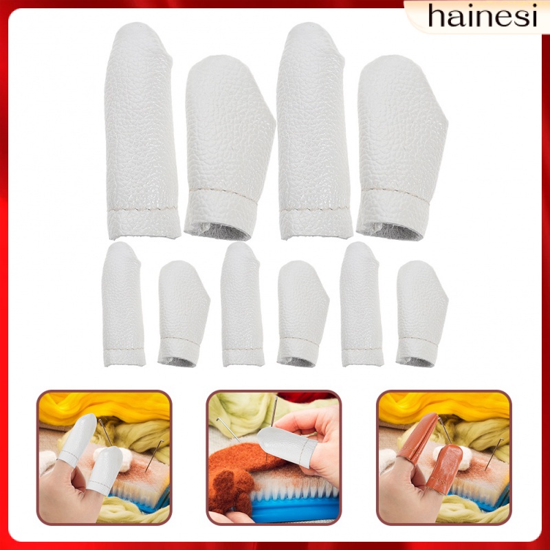Set 10 Miếng Da Bảo Vệ Ngón Tay Khi Đan Len