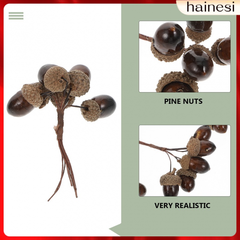 Set 3 Quả Thông Nhân Tạo Dùng Trang Trí Tiệc Giáng Sinh