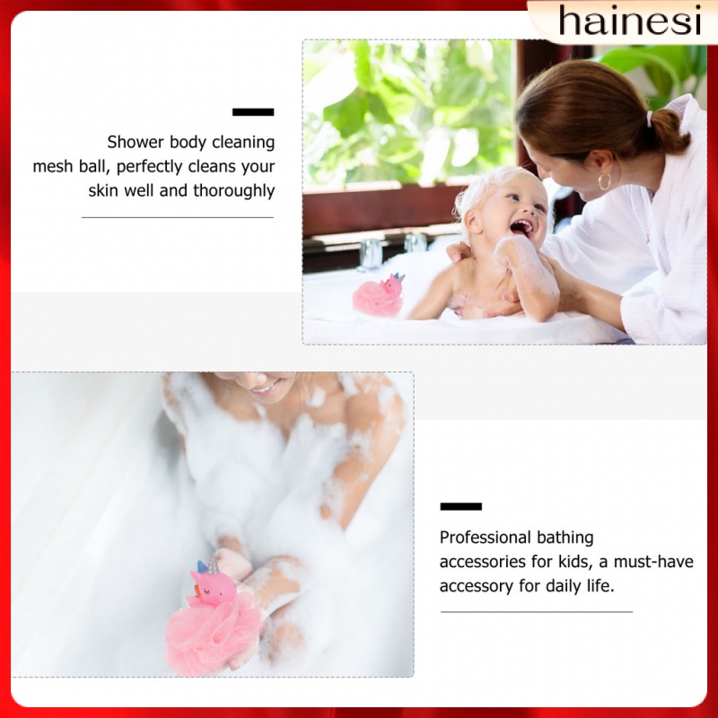 Set 2 Bông Tắm Kỳ Lân Dạng Lưới Dành Cho Nam Giới