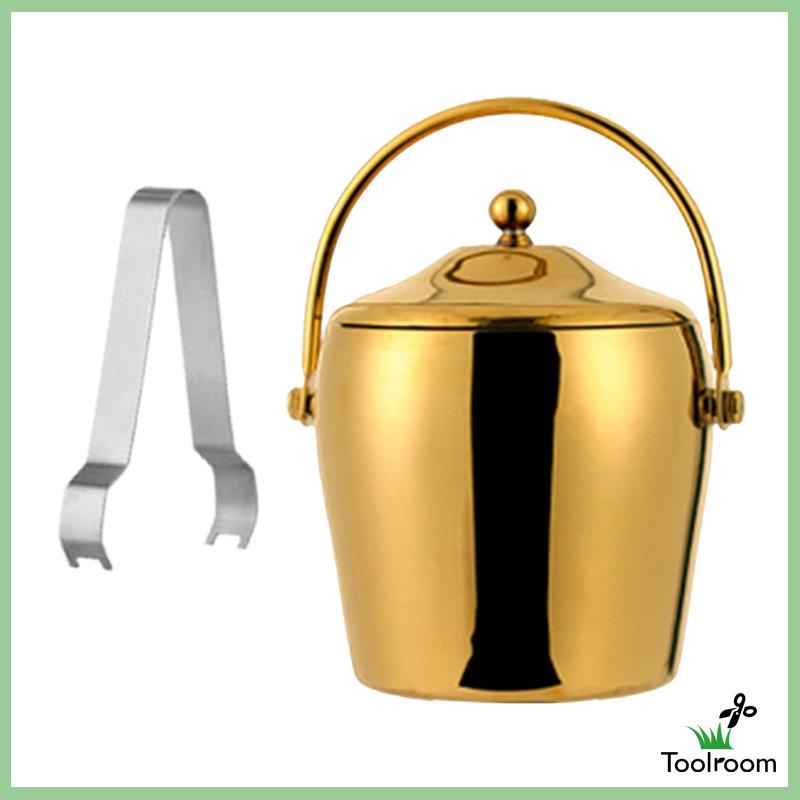 Xô Đựng Đá Hai Lớp Cách Nhiệt Dùng Cho Tiệc Nướng Bbq