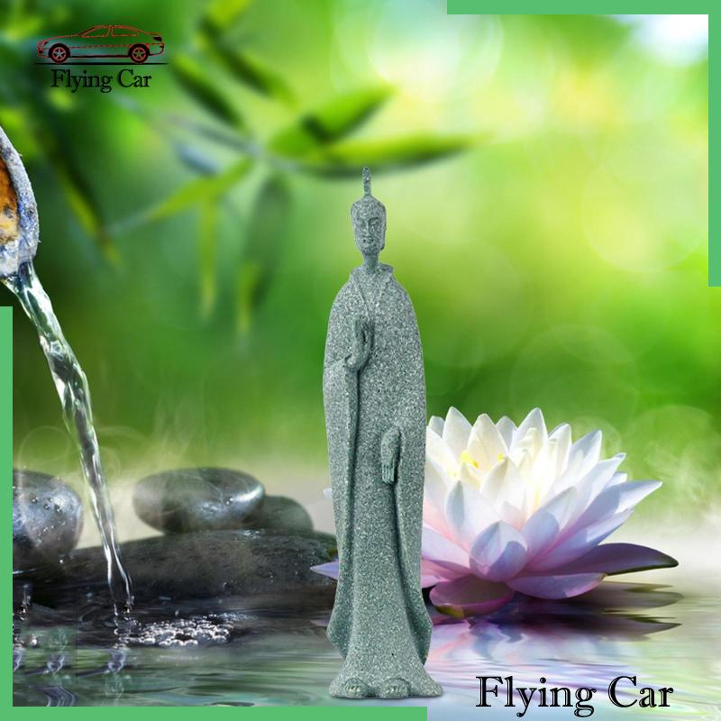 [Lzdjfmy2] Tượng Phật Bằng Nhựa Resin Điêu Khắc Trang Trí Hồ Cá / Phòng Yoga