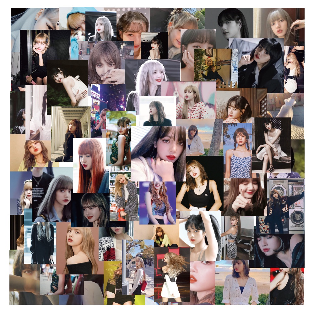 Combo 60 Sticker Meme BLACK PINK chống nước sticker dán laptop, điện thoại, đàn guitar, mũ bảo hiểm, vali